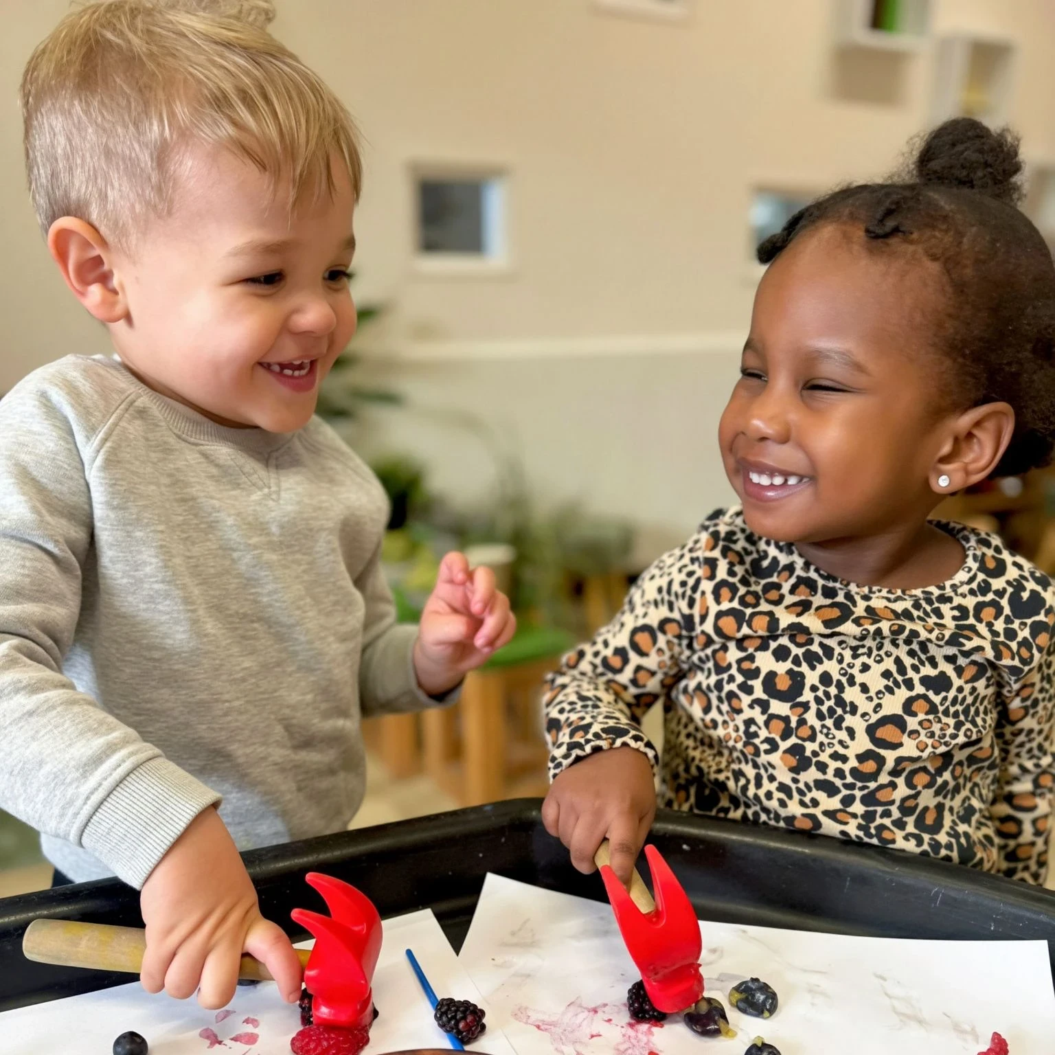 Children at Tiny Tots