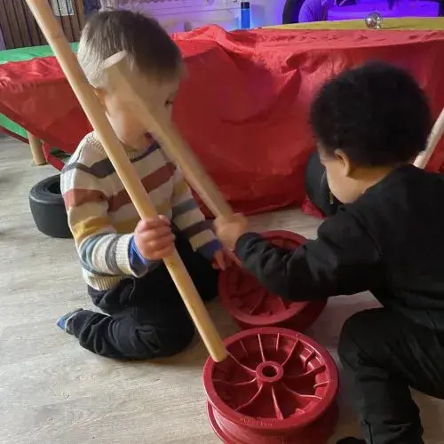 Children at Tiny Tots